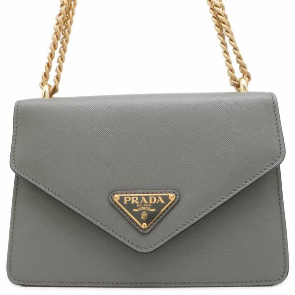 プラダ チェーンショルダーバッグ サフィアーノレザー 1BD200 PRADA バッグ