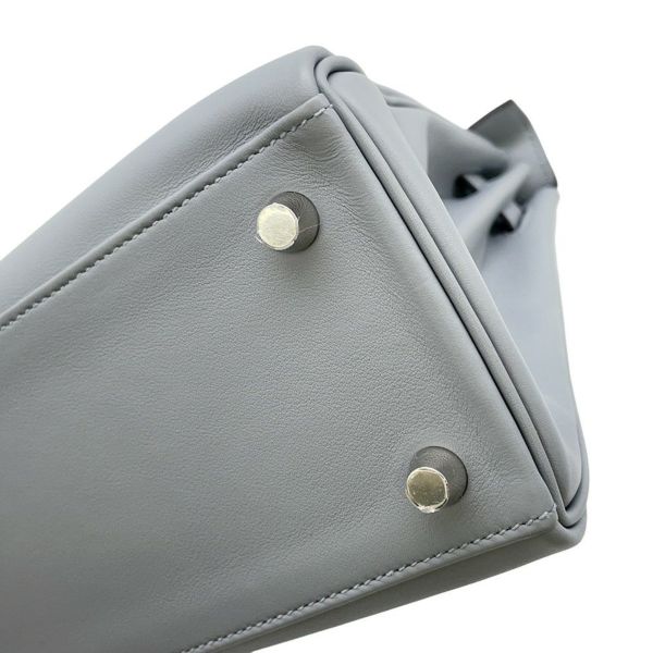 エルメス ハンドバッグ ケリー25 内縫い グリパンタン/シルバー金具 スイフト K刻印 2wayショルダー