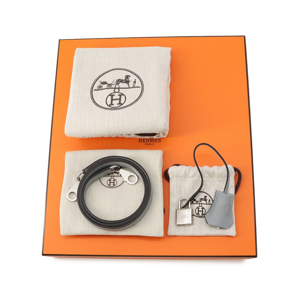 エルメス ハンドバッグ ケリー25 内縫い グリパンタン/シルバー金具 スイフト K刻印 2wayショルダー