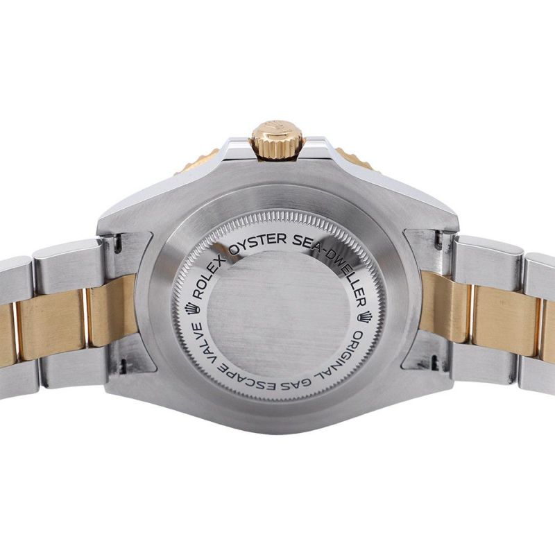 ロレックス シードゥエラー コンビ SS/K18イエローゴールド ランダムシリアル ルーレット 126603 ROLEX 腕時計 黒文字盤