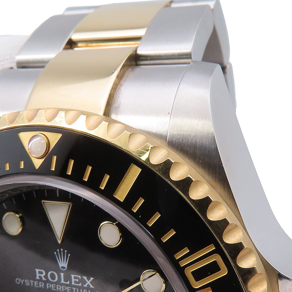 ロレックス シードゥエラー コンビ SS/K18イエローゴールド ランダムシリアル ルーレット 126603 ROLEX 腕時計 黒文字盤