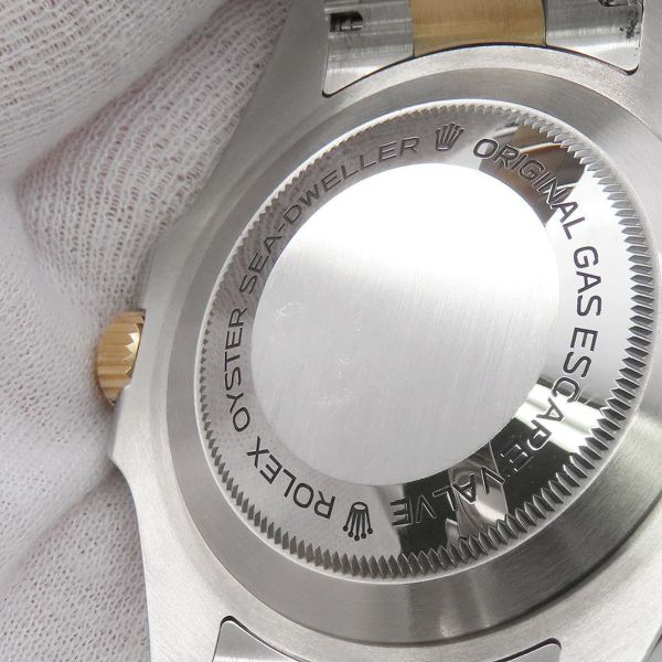 ロレックス シードゥエラー コンビ SS/K18イエローゴールド ランダムシリアル ルーレット 126603 ROLEX 腕時計 黒文字盤