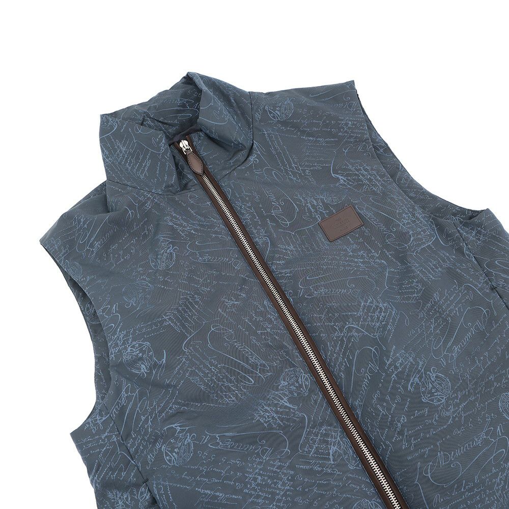 ベルルッティ ジャケット スクリット ベスト ウォームアップジャケット ナイロン メンズサイズ46 Berluti アウター