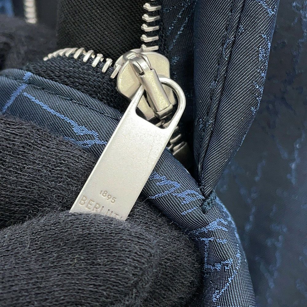 ベルルッティ ジャケット スクリット ベスト ウォームアップジャケット ナイロン メンズサイズ46 Berluti アウター