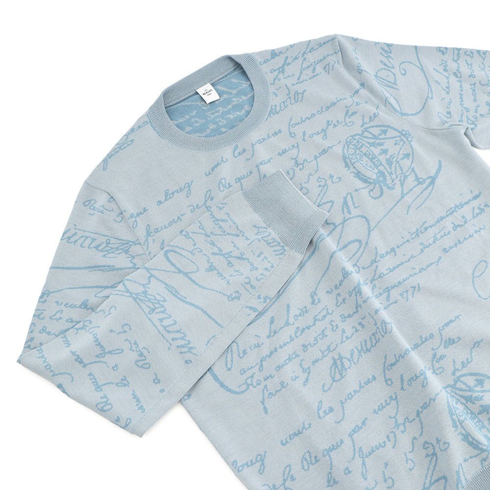 ベルルッティ セーター スクリット クルーネック ウール メンズサイズL Berluti トップス