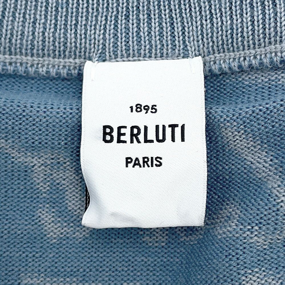 ベルルッティ セーター スクリット クルーネック ウール メンズサイズL Berluti トップス