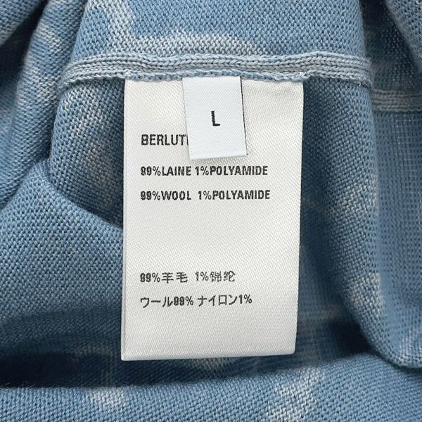 ベルルッティ セーター スクリット クルーネック ウール メンズサイズL Berluti トップス