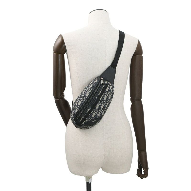ディオール ボディバッグ オブリーク SCARAB ミニ キャンバス 2ESBC311YKY Christian Dior トロッター 黒 セール品