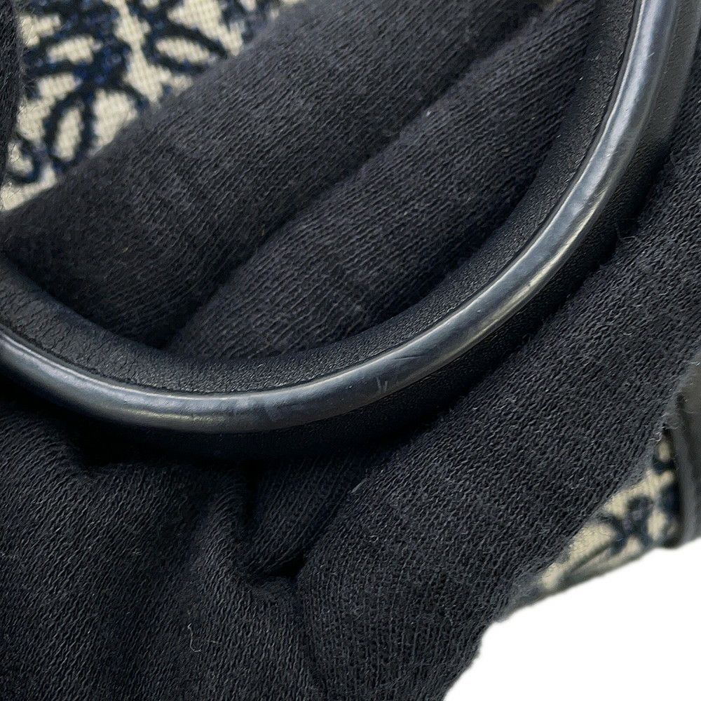 ロエベ ハンドバッグ アマソナ16 スクエア アナグラム キャンバス A039N21X03 2way 黒