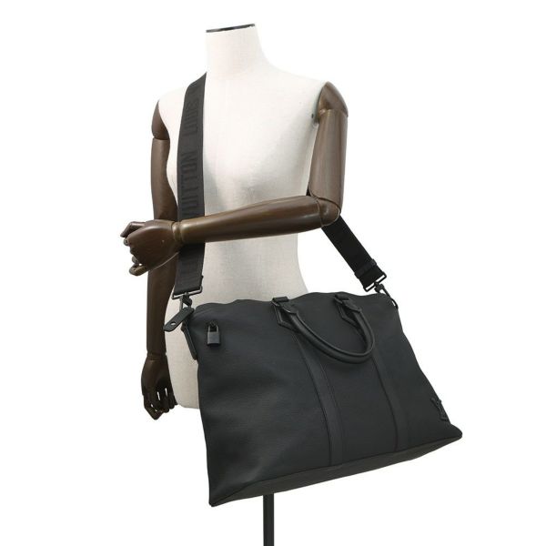 ルイヴィトン トートバッグ トリヨンレザー/LVアエログラム ロックイット M59158 ヴィトン バッグ 2wayショルダーバッグ 黒 ブラック