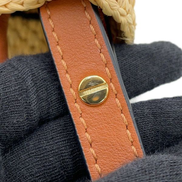 ロエベ ハンドバッグ ロゴ スタンダード A5トート ラフィア A563S30X05 LOEWE かごバッグ 2way