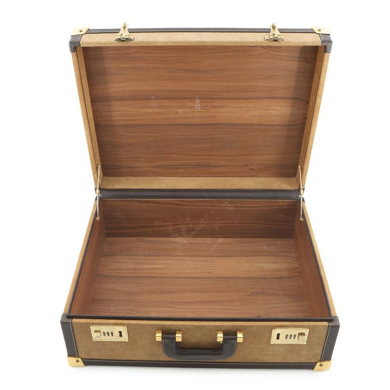 ロエベ トランクケース アナグラム スエード レザー LOEWE