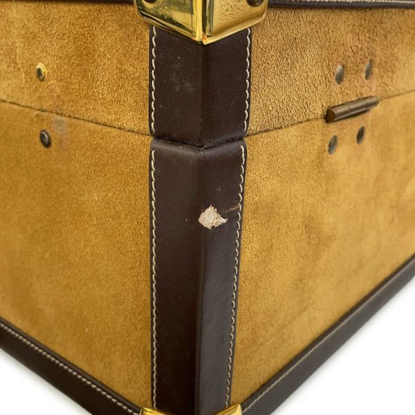 ロエベ トランクケース アナグラム スエード レザー LOEWE