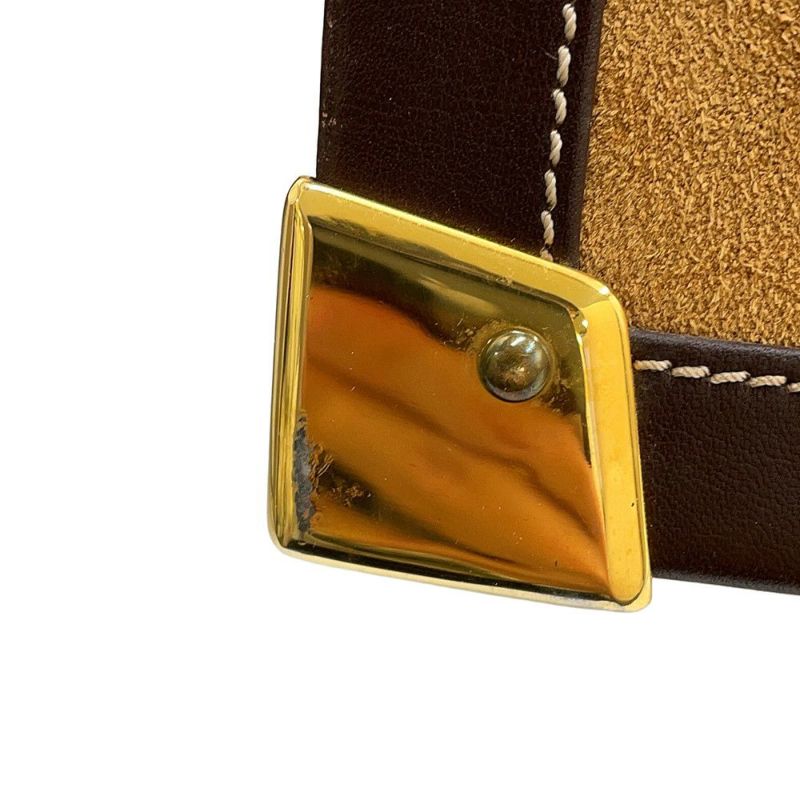 ロエベ トランクケース アナグラム スエード レザー LOEWE