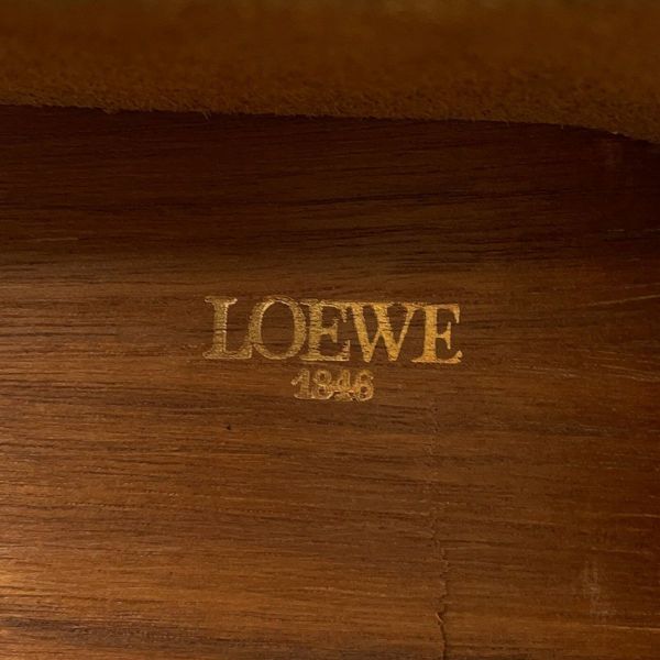 ロエベ トランクケース アナグラム スエード レザー LOEWE