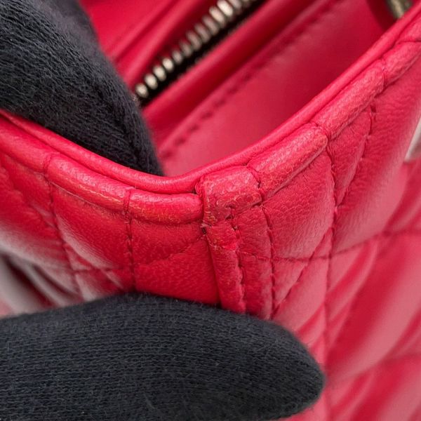 クリスチャン・ディオール ハンドバッグ レディディオール カナージュ ミディアム レザー Christian Dior 2way