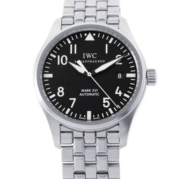 IWC パイロットウォッチ マークXVI IW325504 腕時計 黒文字盤
