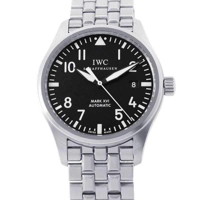 IWC パイロットウォッチ マークXVI IW325504 腕時計 黒文字盤