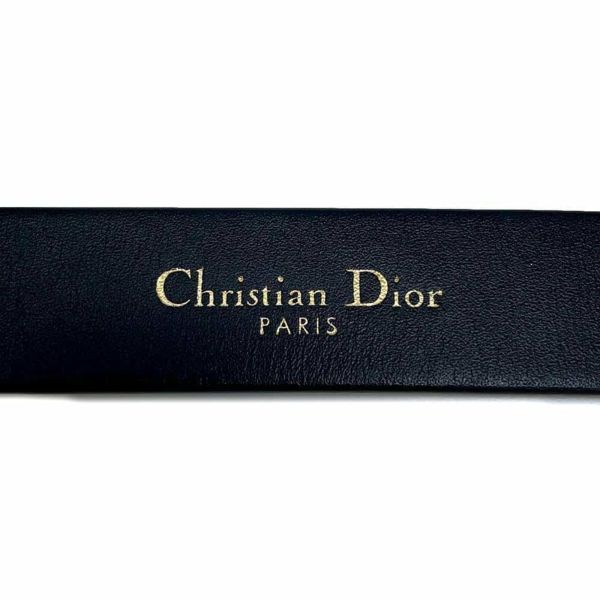 クリスチャン・ディオール ベルト サドル カーフレザー サイズ70 B0042CWGH_M900 Christian Dior 黒