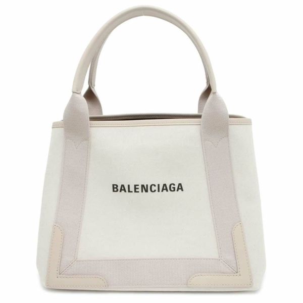 バレンシアガ トートバッグ ネイビーカバス S ポーチ付 339933 BALENCIAGA スモールサイズ