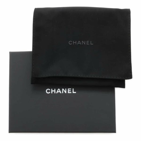 シャネル 三つ折り財布 クラシック スモール フラップ ウォレット キャビアスキン AP0231 CHANEL 黒