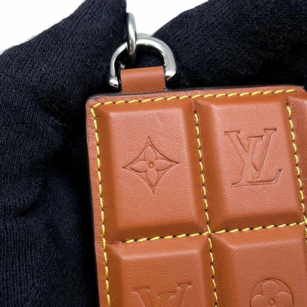 ルイヴィトン バッグチャーム LV チョコレートバー モノグラム レザー M01478 ヴィトン キーホルダー