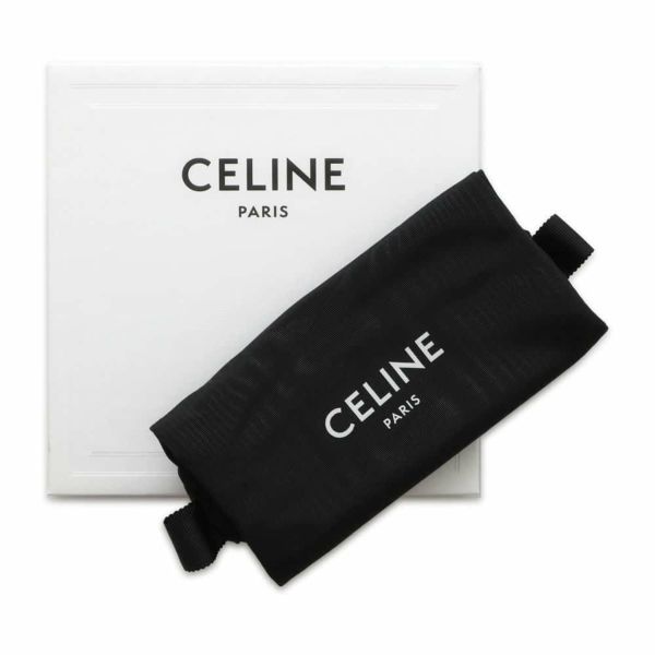 セリーヌ 二つ折り財布 ジップド バイ フォールド ウォレット 10J613BEN.38SI CELINE 財布 黒