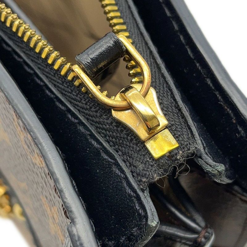 ルイヴィトン ショルダーバッグ モノグラム・リバース トランククラッチ M43596 LOUIS VUITTON