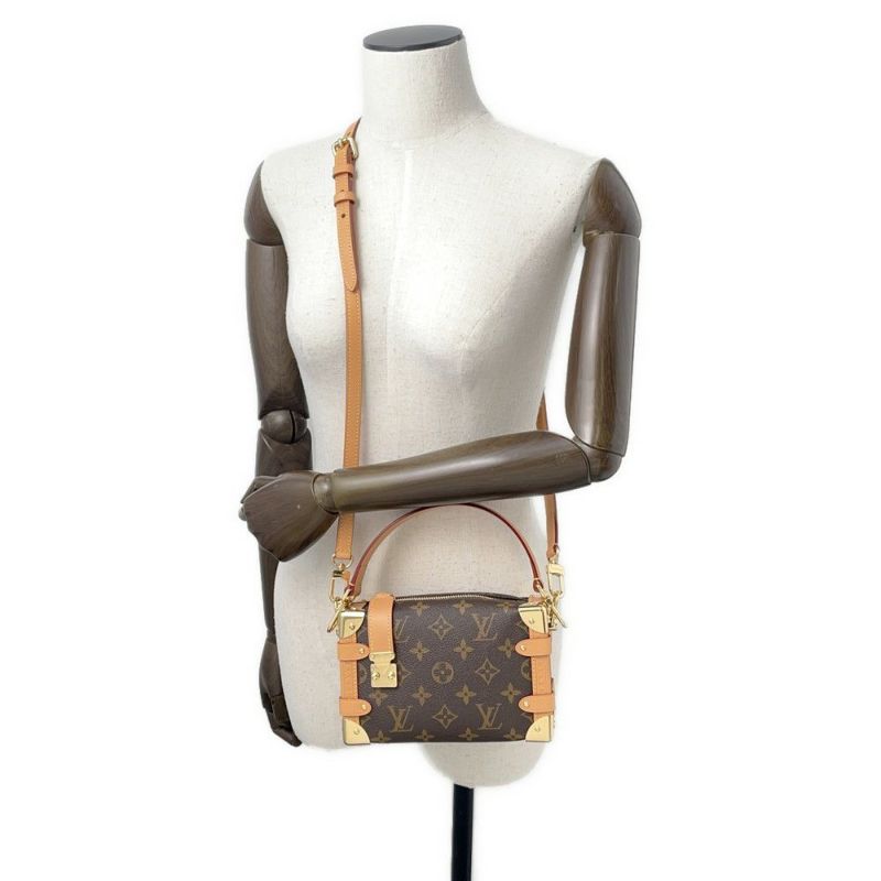 ルイヴィトン ハンドバッグ モノグラム サイドトランク PM M46815 LOUIS VUITTON ヴィトン 2way ショルダーバッグ
