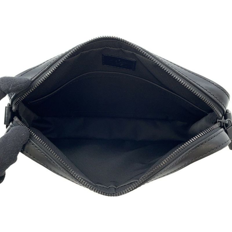 ルイヴィトン ショルダーバッグ モノグラム・シャドウ デュオ・メッセンジャー M69827 LOUIS VUITTON 黒 ブラック