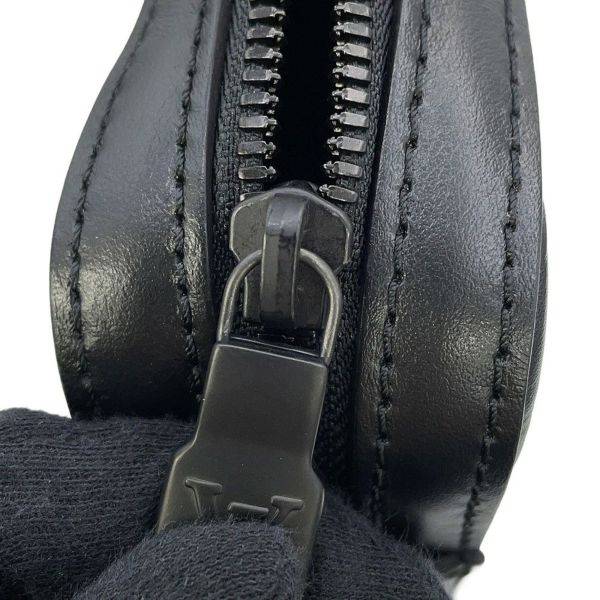 ルイヴィトン ショルダーバッグ モノグラム・シャドウ デュオ・メッセンジャー M69827 LOUIS VUITTON 黒 ブラック