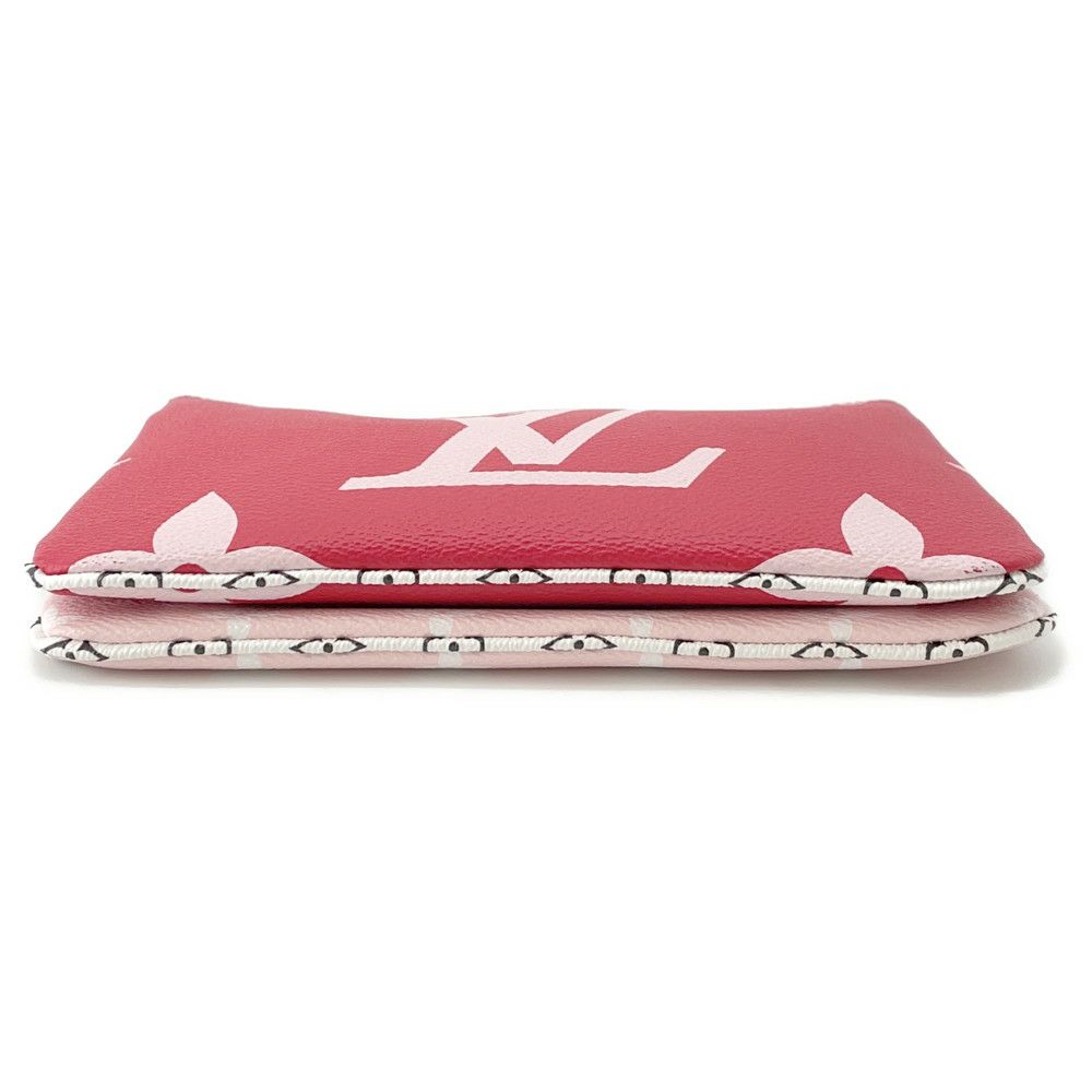 ルイヴィトン ショルダーバッグ モノグラム・ジャイアント ポシェット・ドゥーブル ジップ M67561 クラッチバッグ 2way