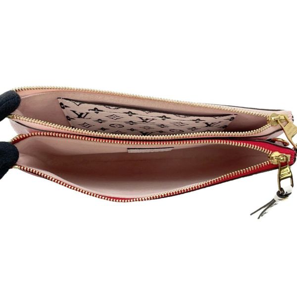 ルイヴィトン ショルダーバッグ モノグラム・ジャイアント ポシェット・ドゥーブル ジップ M67561 クラッチバッグ 2way