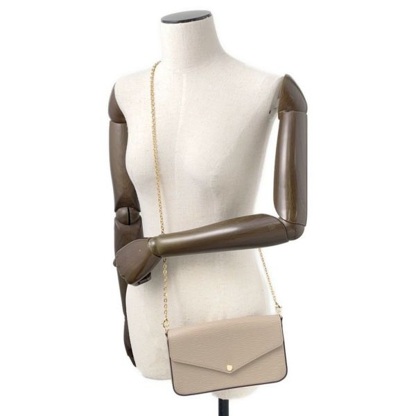 ルイヴィトン チェーンウォレット エピ ポシェット・フェリシー M68758 LOUIS VUITTON 財布