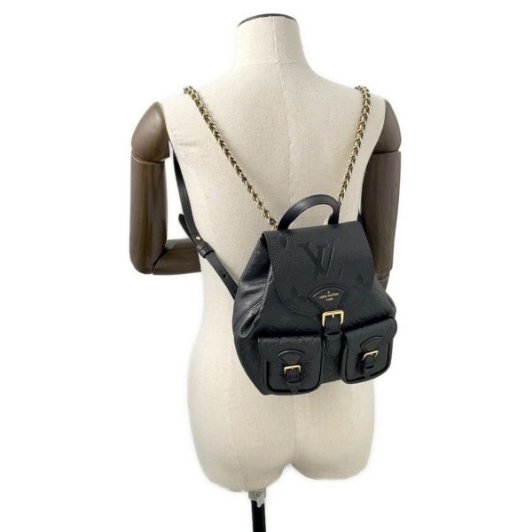 ルイヴィトン リュックサック モノグラム・アンプラント バックアップ M47072 LOUIS VUITTON バックパック 黒 ブラック バッグ