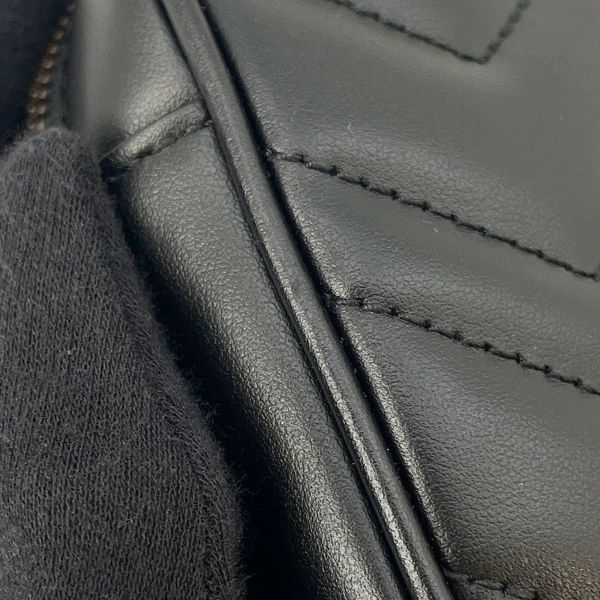 グッチ ショルダーバッグ GGマーモント キルティング ミニ レザー 448065 GUCCI バッグ 黒