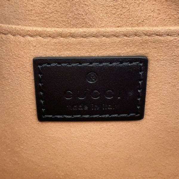 グッチ ショルダーバッグ GGマーモント キルティング ミニ レザー 448065 GUCCI バッグ 黒