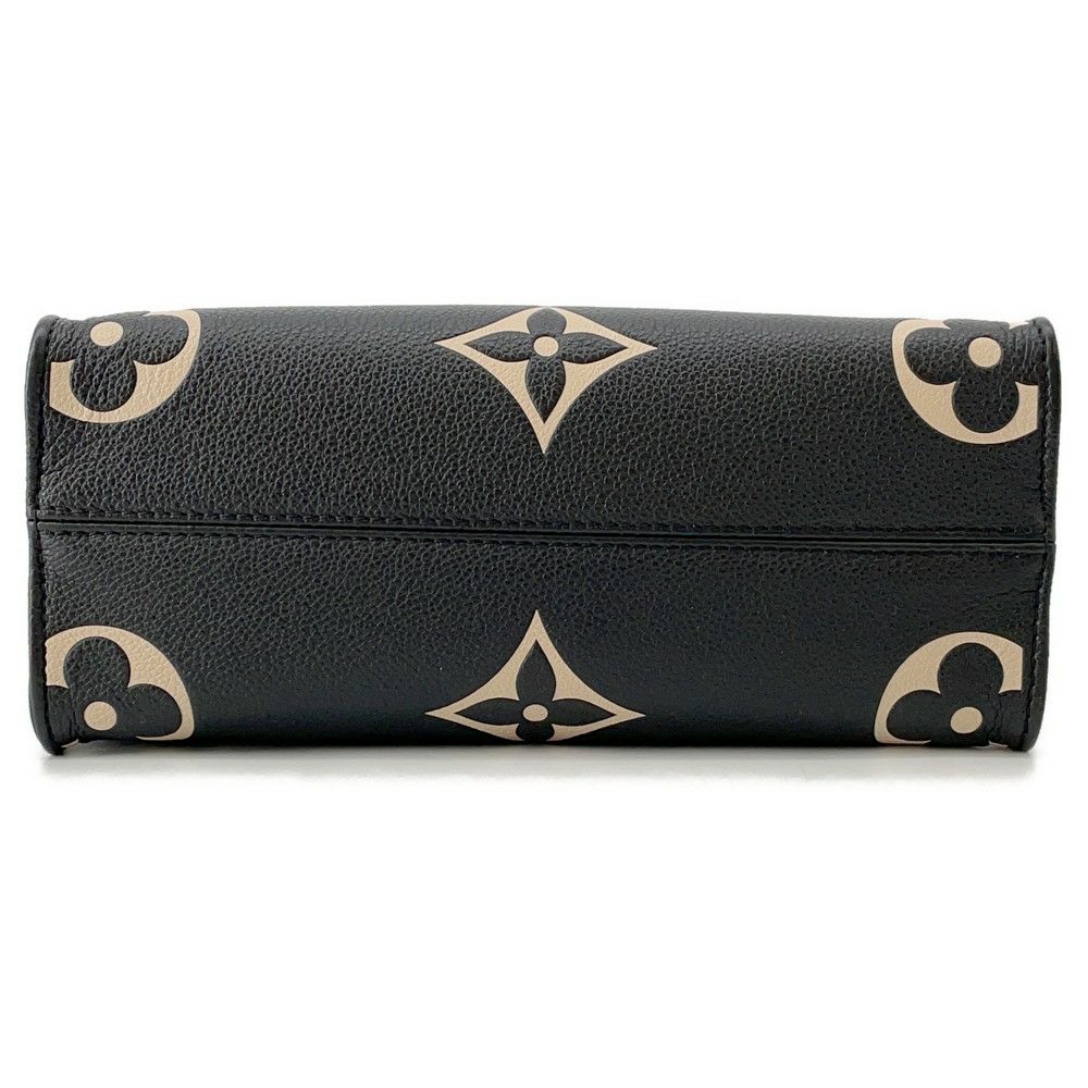 ルイヴィトン ハンドバッグ バイカラーモノグラム・アンプラント オンザゴー PM M45659 2way ショルダー 黒 ブラック