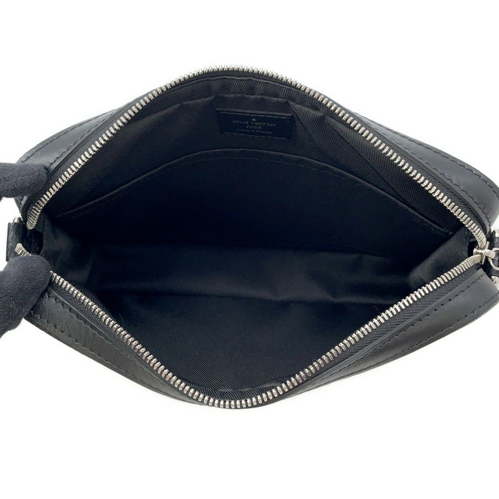 ルイヴィトン ショルダーバッグ ダミエ・グラフィット 3D トリオ・メッセンジャー N50017 LOUIS VUITTON ブラック 黒