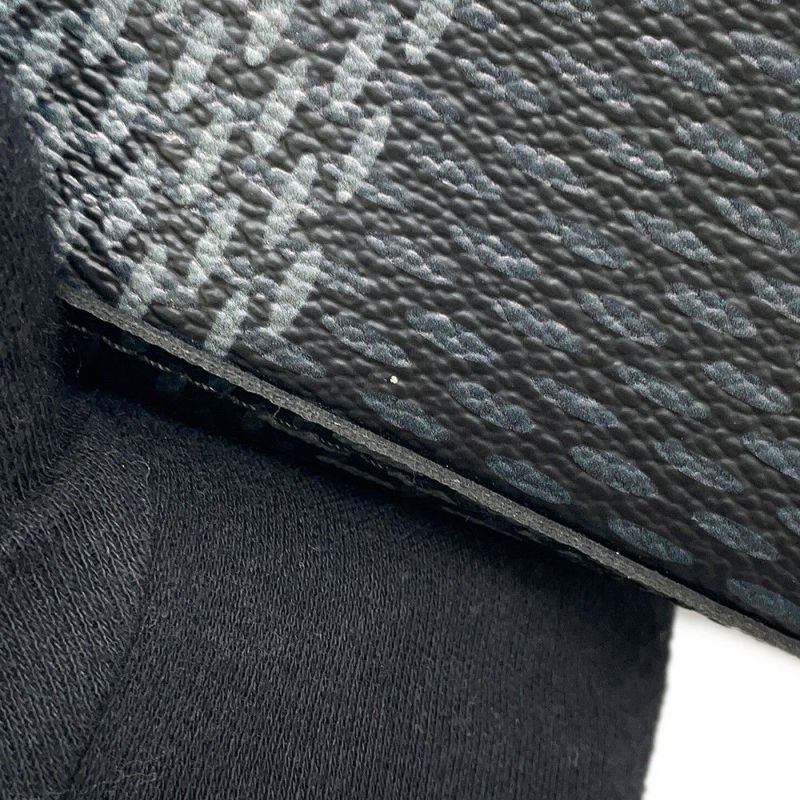 ルイヴィトン ショルダーバッグ ダミエ・グラフィット 3D トリオ・メッセンジャー N50017 LOUIS VUITTON ブラック 黒