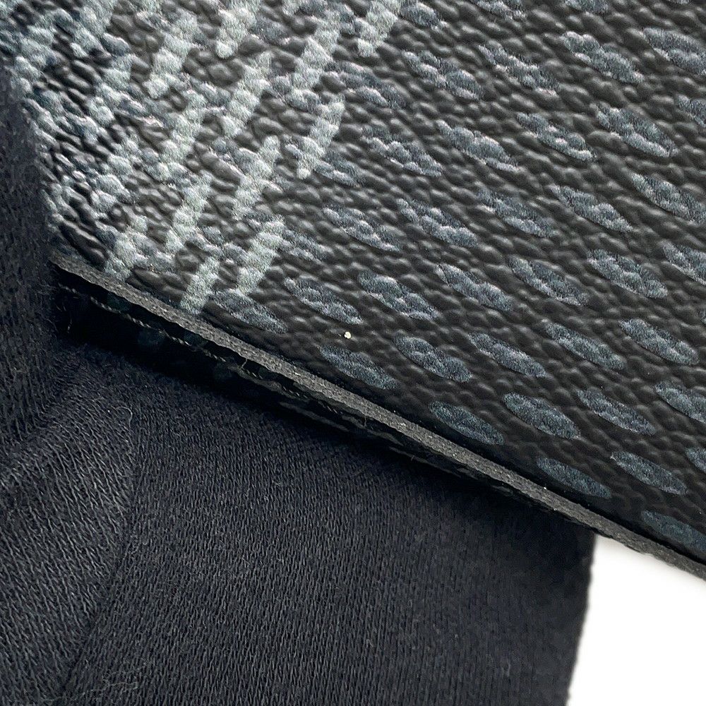 ルイヴィトン ショルダーバッグ ダミエ・グラフィット 3D トリオ・メッセンジャー N50017 LOUIS VUITTON ブラック 黒