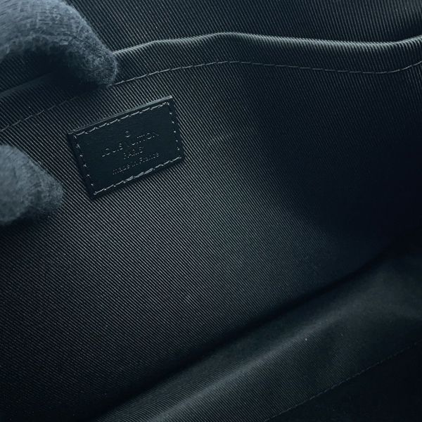 ルイヴィトン クラッチバッグ モノグラム・エクリプス ポシェット ヴォワヤージュ スープル M82543 メンズ 黒 ブラック