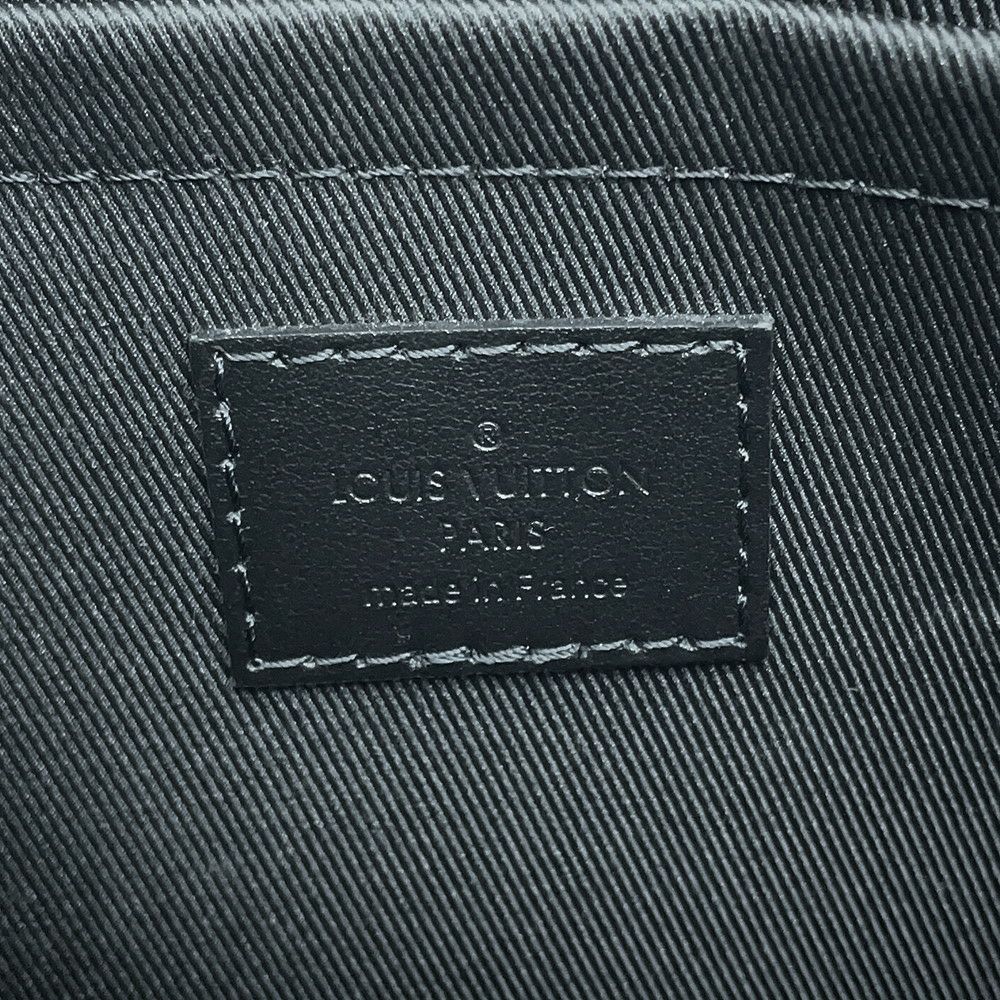 ルイヴィトン クラッチバッグ モノグラム・エクリプス ポシェット ヴォワヤージュ スープル M82543 メンズ 黒 ブラック