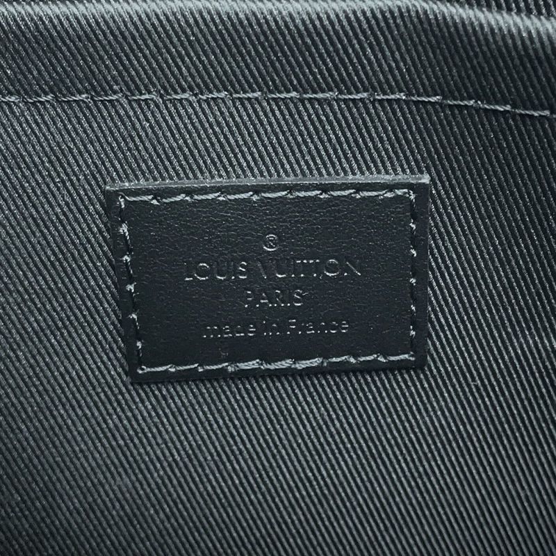 ルイヴィトン クラッチバッグ モノグラム・エクリプス ポシェット ヴォワヤージュ スープル M82543 メンズ 黒 ブラック