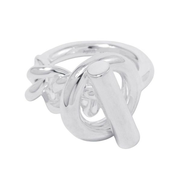 エルメス リング クロワゼットMM SV925シルバー リングサイズ52 HERMES ジュエリー 指輪