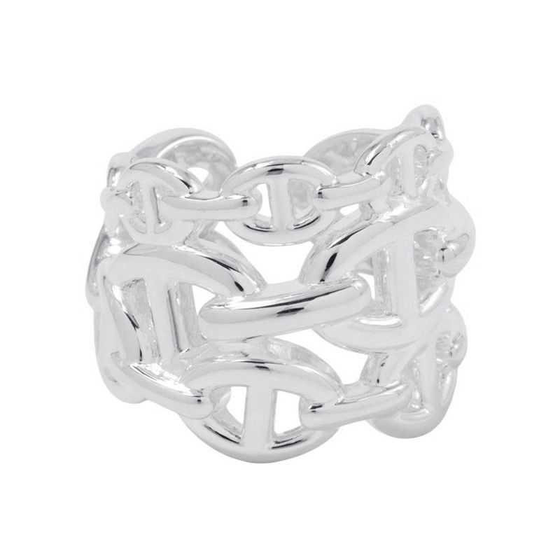 エルメス リング シェーヌダンクル アンシェネGM Enchainee SV925シルバー リングサイズ51 HERMES 指輪