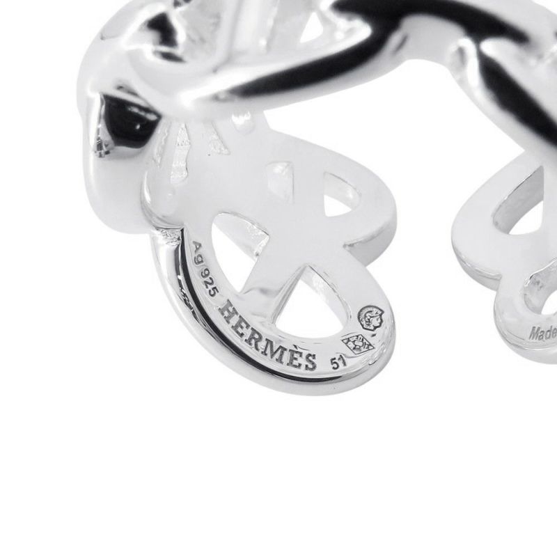 エルメス リング シェーヌダンクル アンシェネGM Enchainee SV925シルバー リングサイズ51 HERMES 指輪