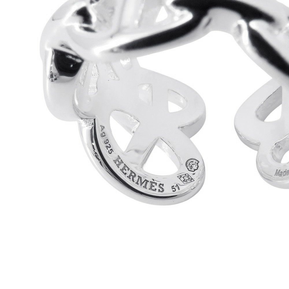 エルメス リング シェーヌダンクル アンシェネGM Enchainee SV925シルバー リングサイズ51 HERMES 指輪