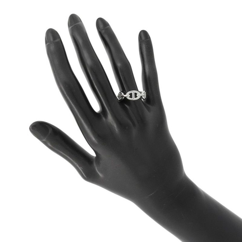 エルメス リング シェーヌダンクル アンシェネPM Enchainee SV925シルバー リングサイズ52 HERMES ジュエリー