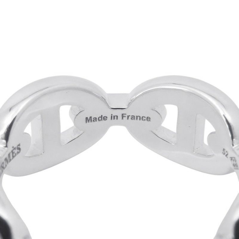 エルメス リング シェーヌダンクル アンシェネPM Enchainee SV925シルバー リングサイズ52 HERMES ジュエリー